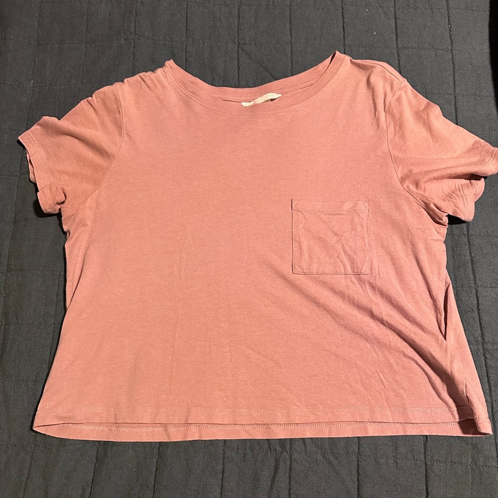 Light Pink Cropped Tshirt